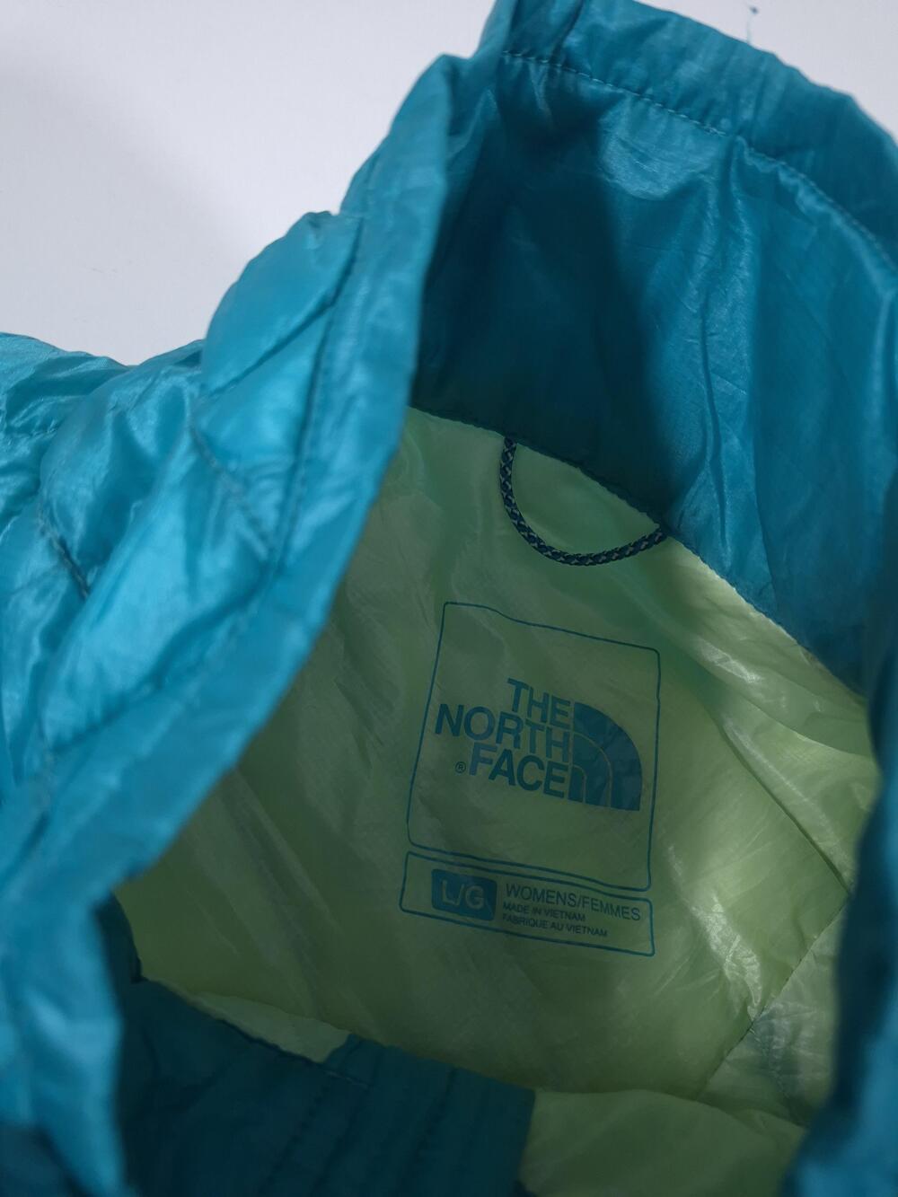 The North Face Jacket Womens Large Blue ThermoBall Quilted Puffer Insulated Zip - Picture 3 of 11